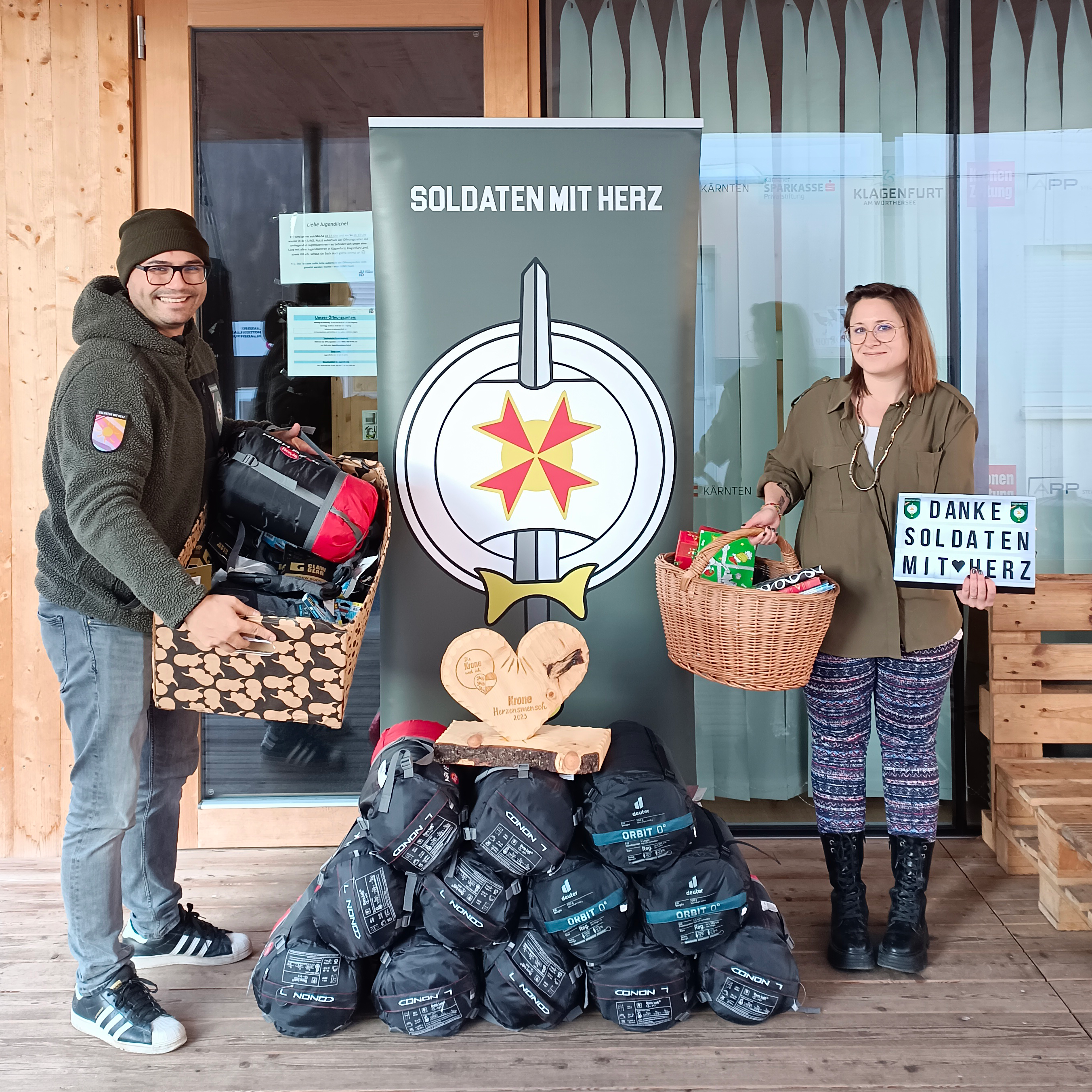 SOLDIERS WITH HEART: DELIVERY OF DONATIONS IN KIND